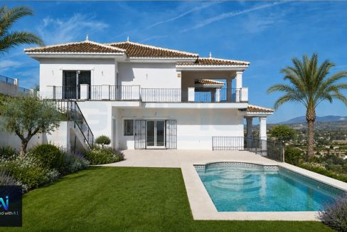 Villa-5bedrooms-3bathrooms-pool-terraces-view-pool-garden-A-I-design-Alhaurin-el-Grande-Magnificasa